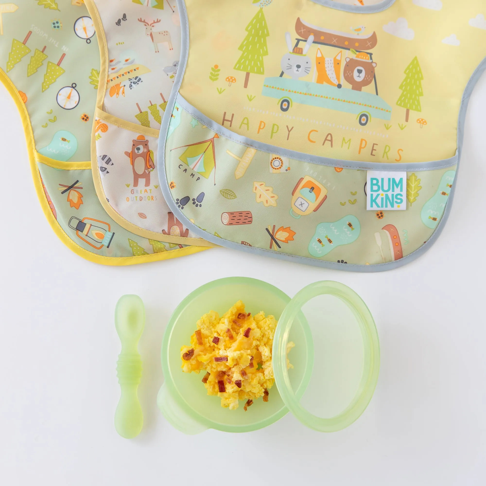 Silicone First Feeding Set: Green Jelly