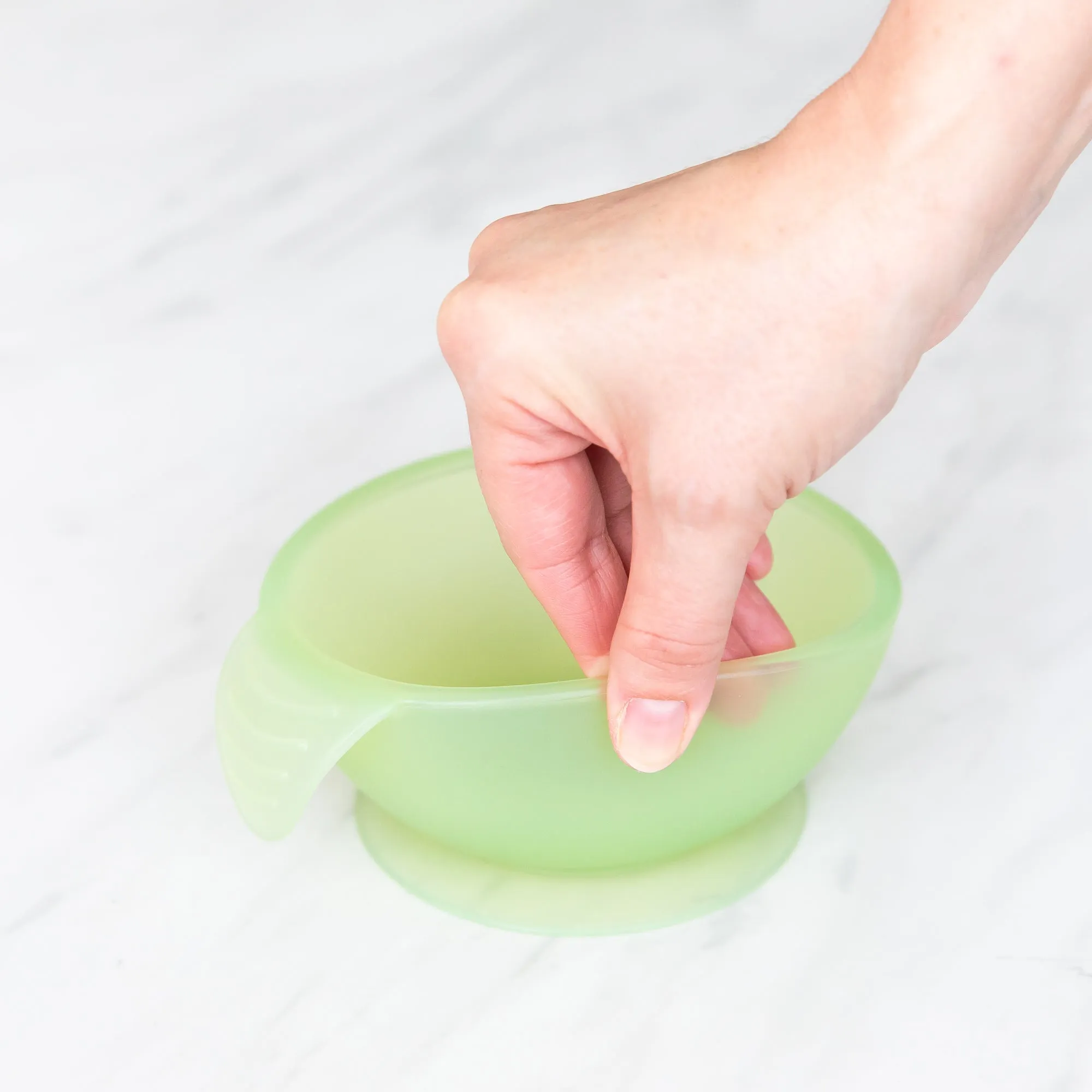 Silicone First Feeding Set: Green Jelly