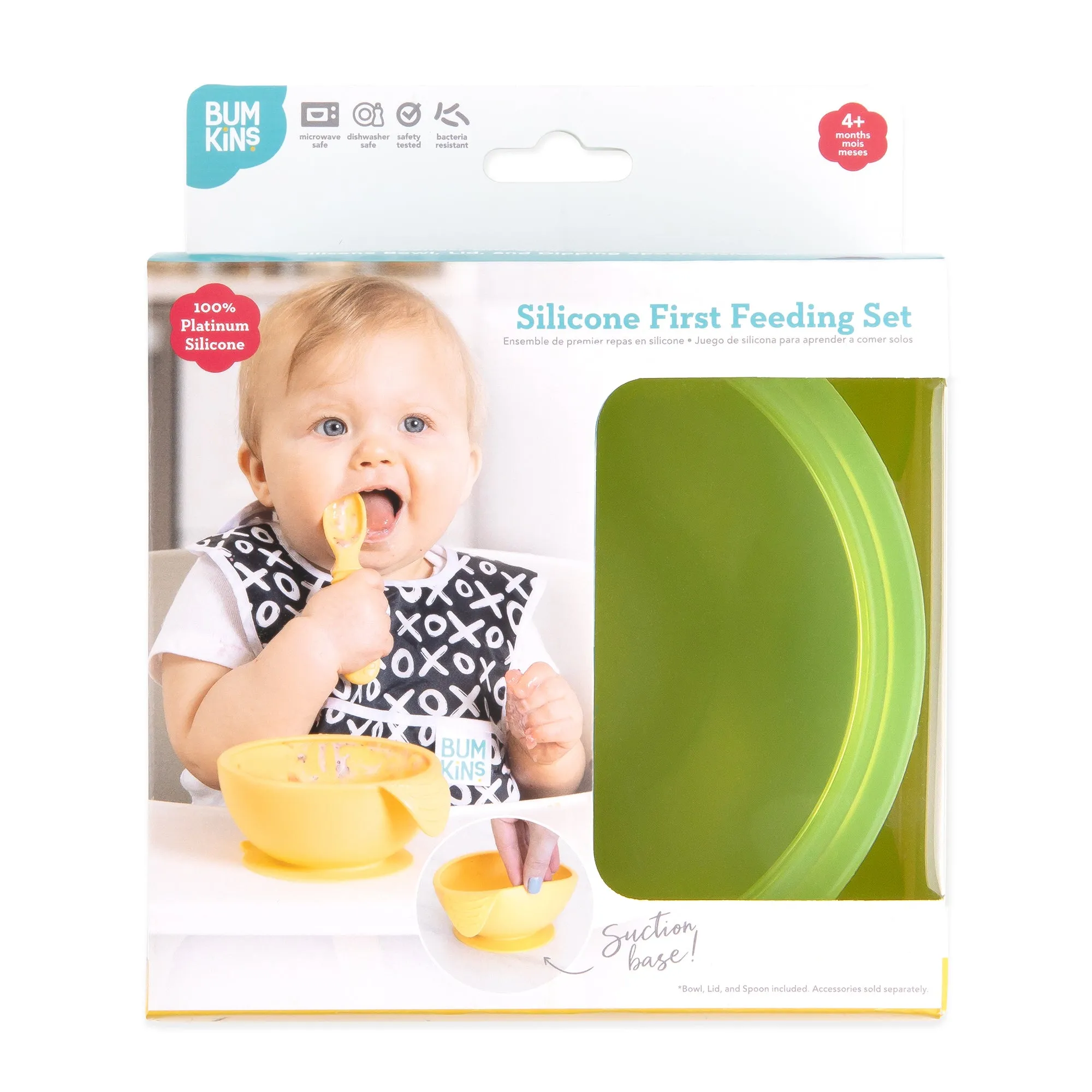 Silicone First Feeding Set: Green Jelly