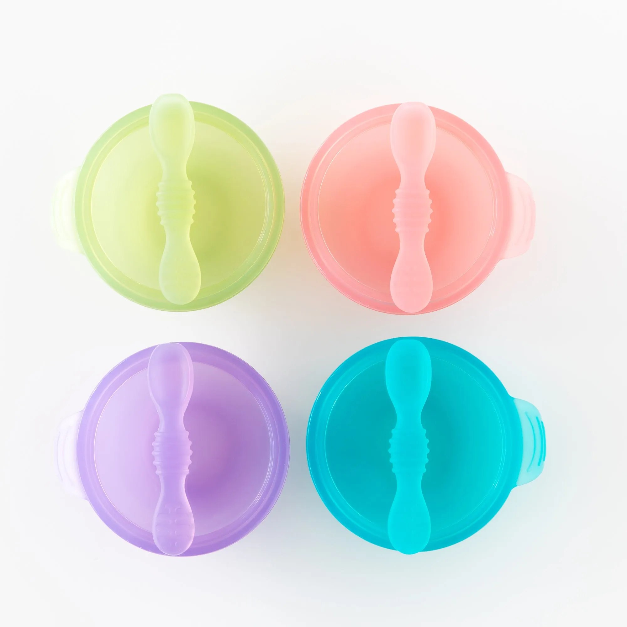 Silicone First Feeding Set: Green Jelly