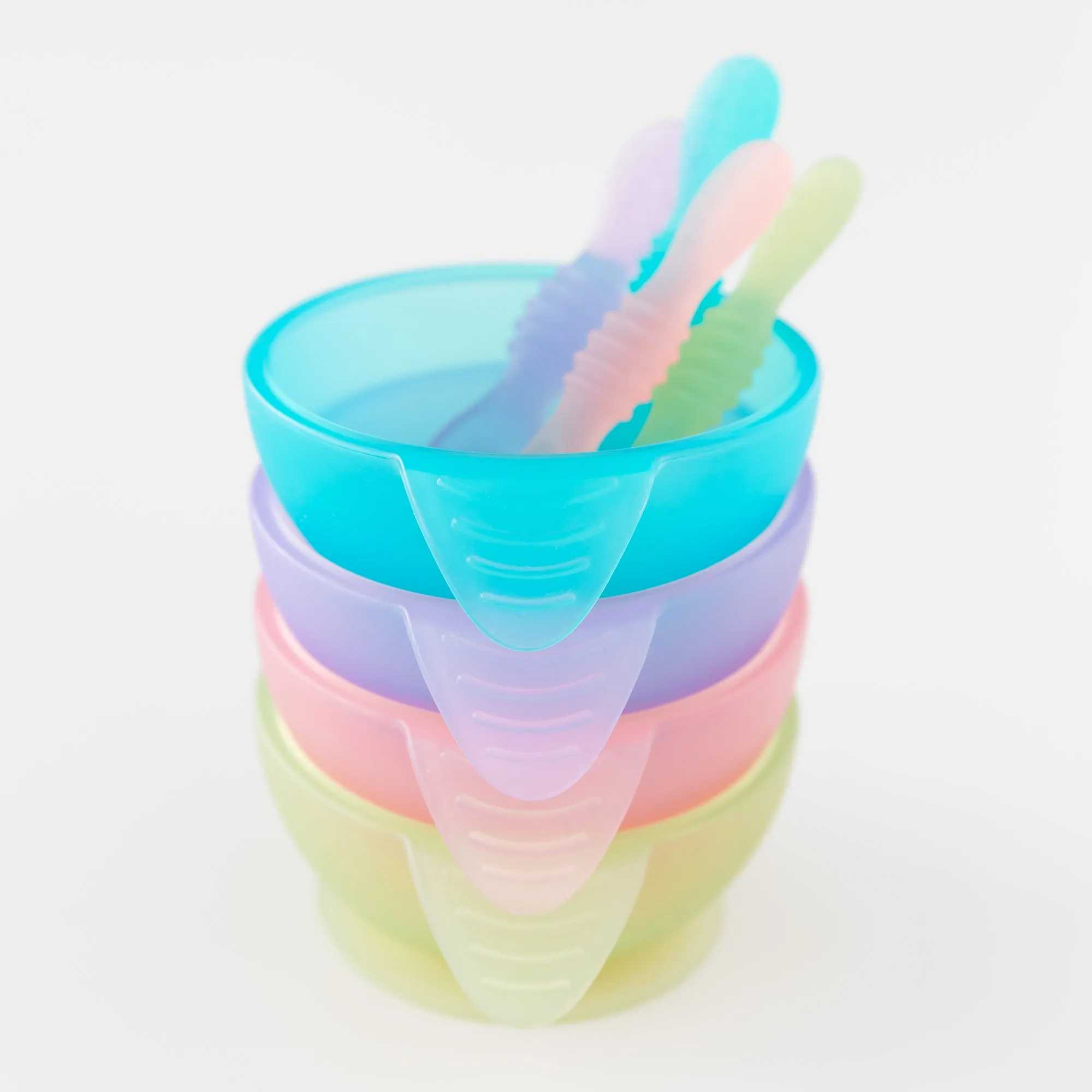 Silicone First Feeding Set: Green Jelly