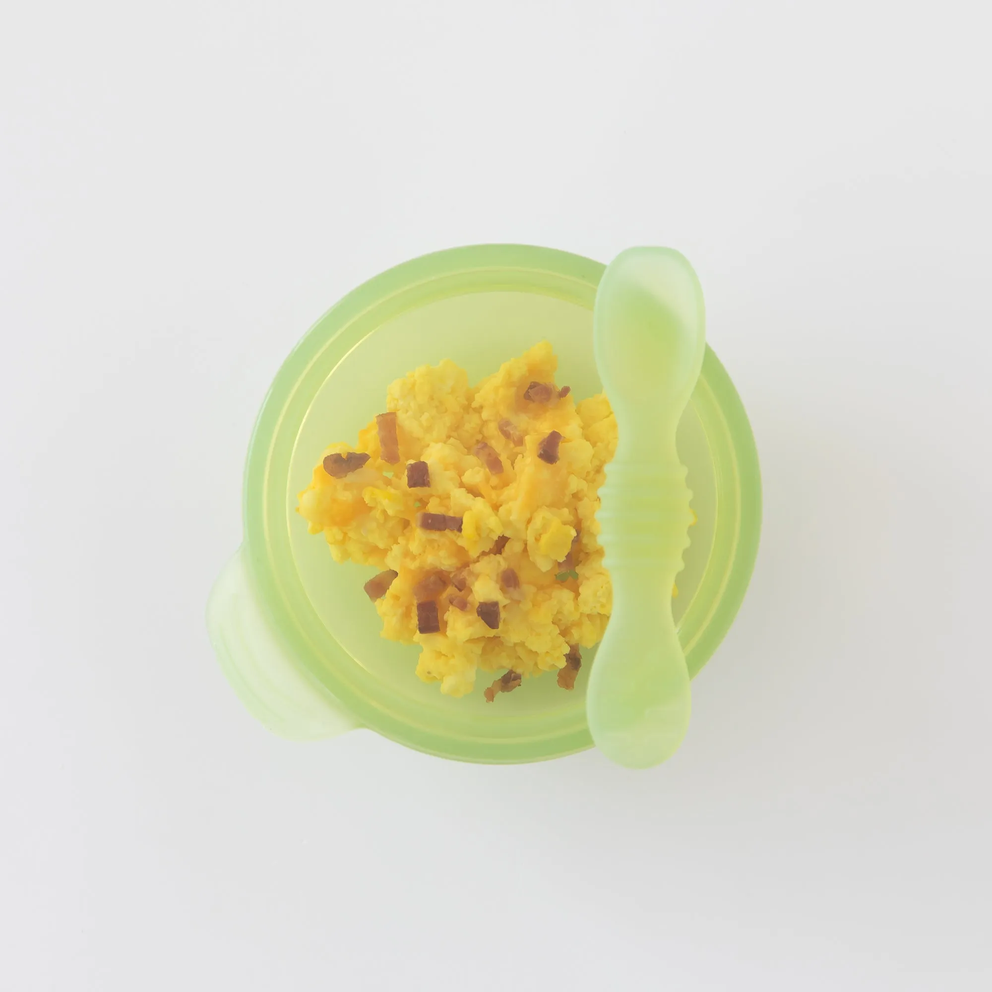 Silicone First Feeding Set: Green Jelly