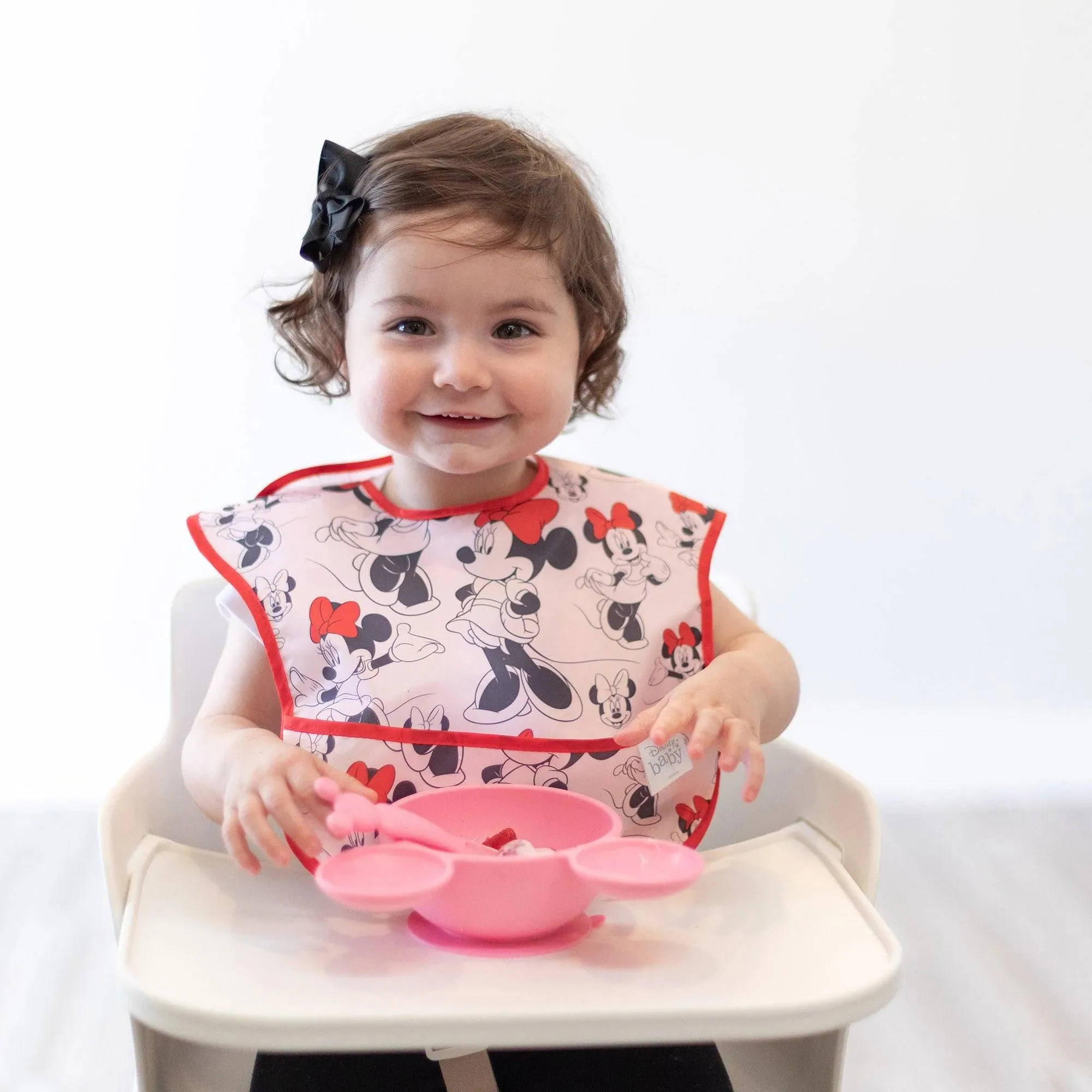 Silicone First Feeding Set: Minnie Mouse