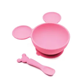 Silicone First Feeding Set: Minnie Mouse