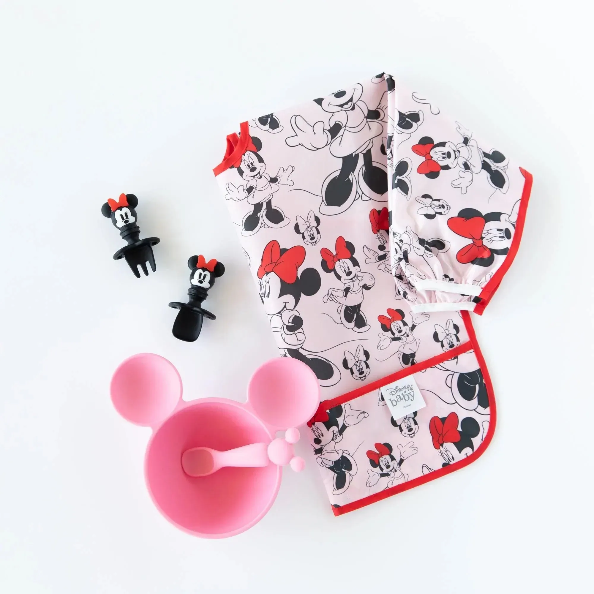 Silicone First Feeding Set: Minnie Mouse