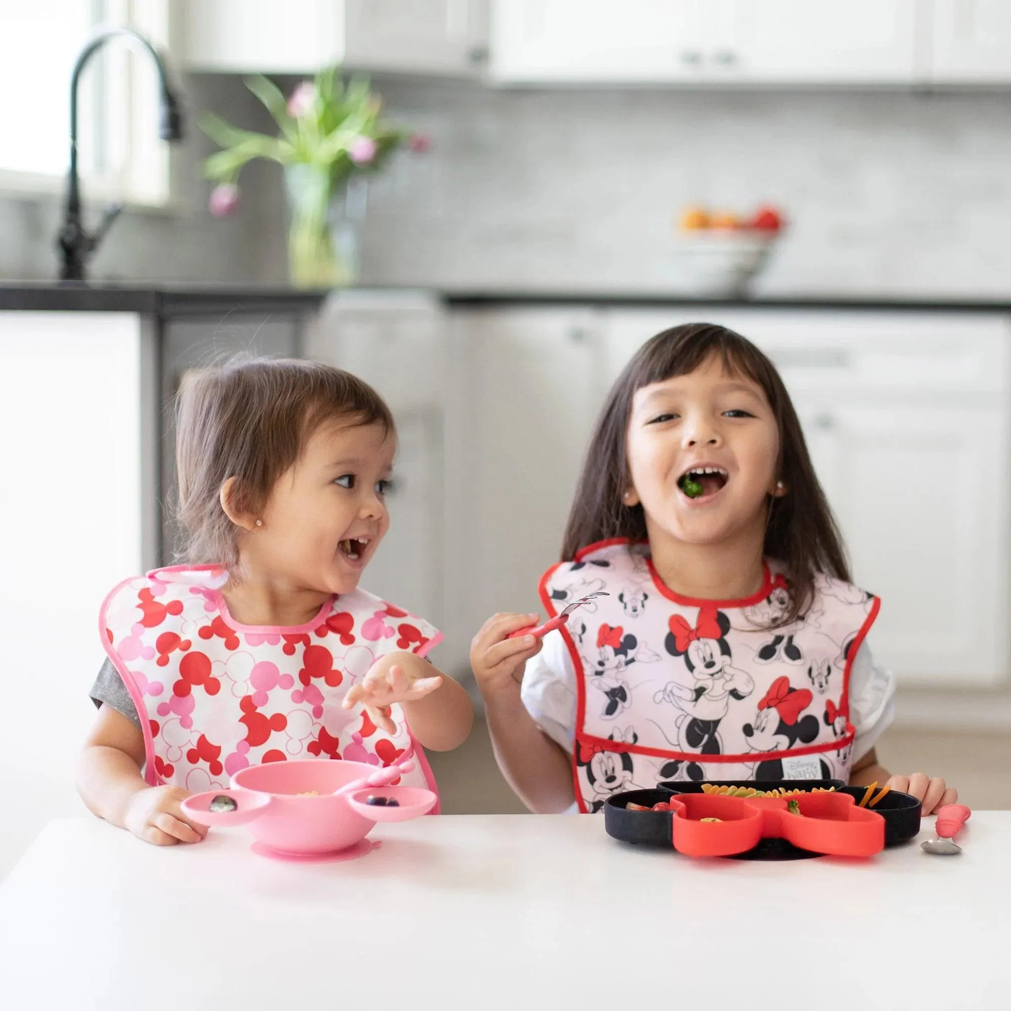 Silicone First Feeding Set: Minnie Mouse