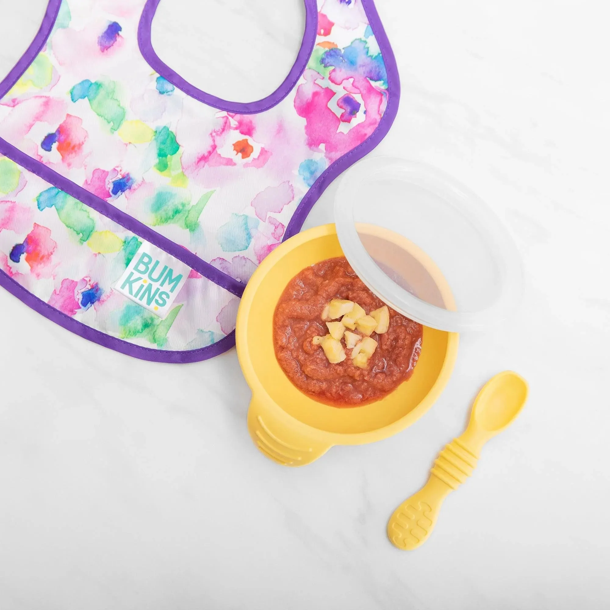 Silicone First Feeding Set: Pineapple