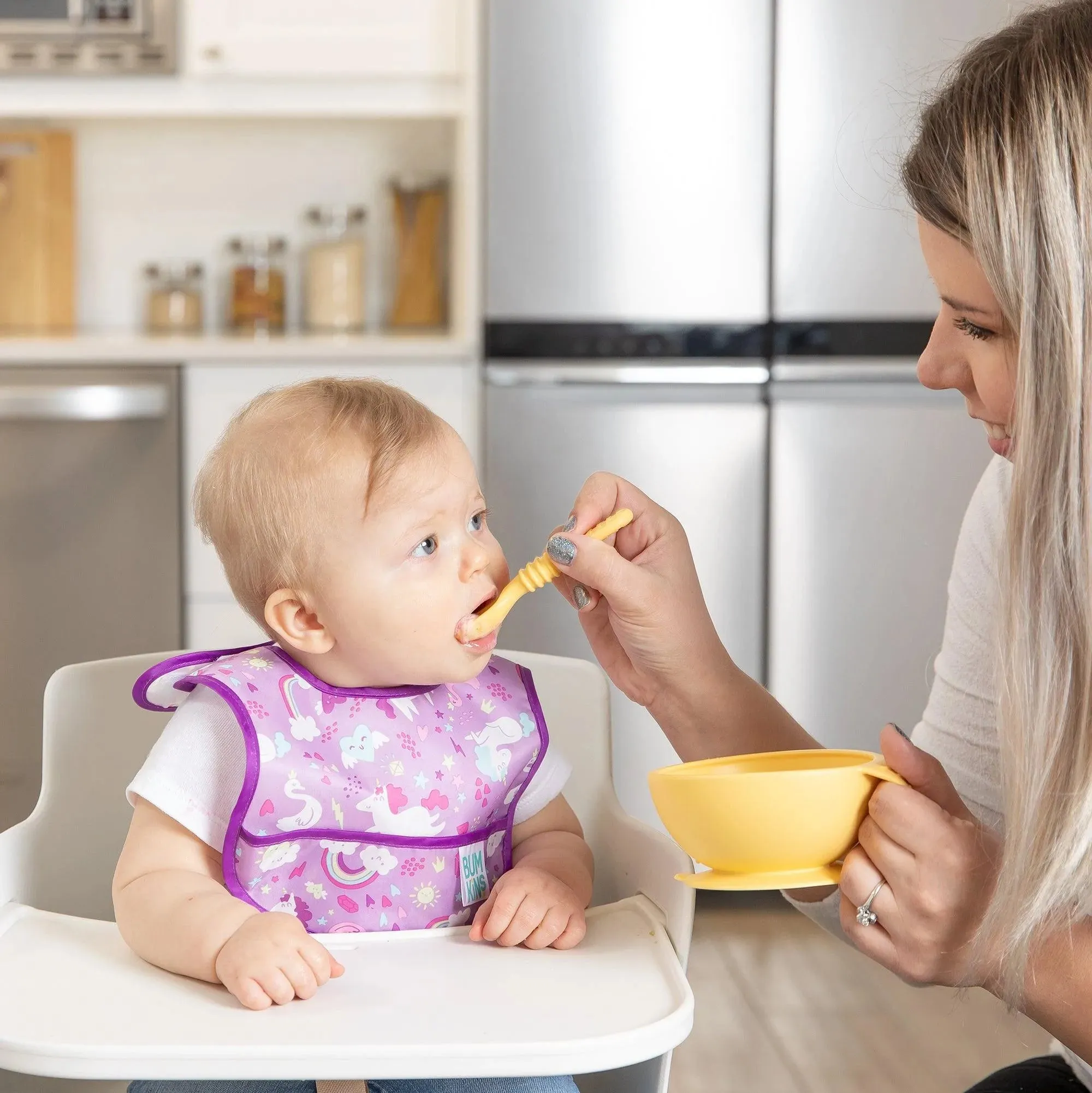 Silicone First Feeding Set: Pineapple