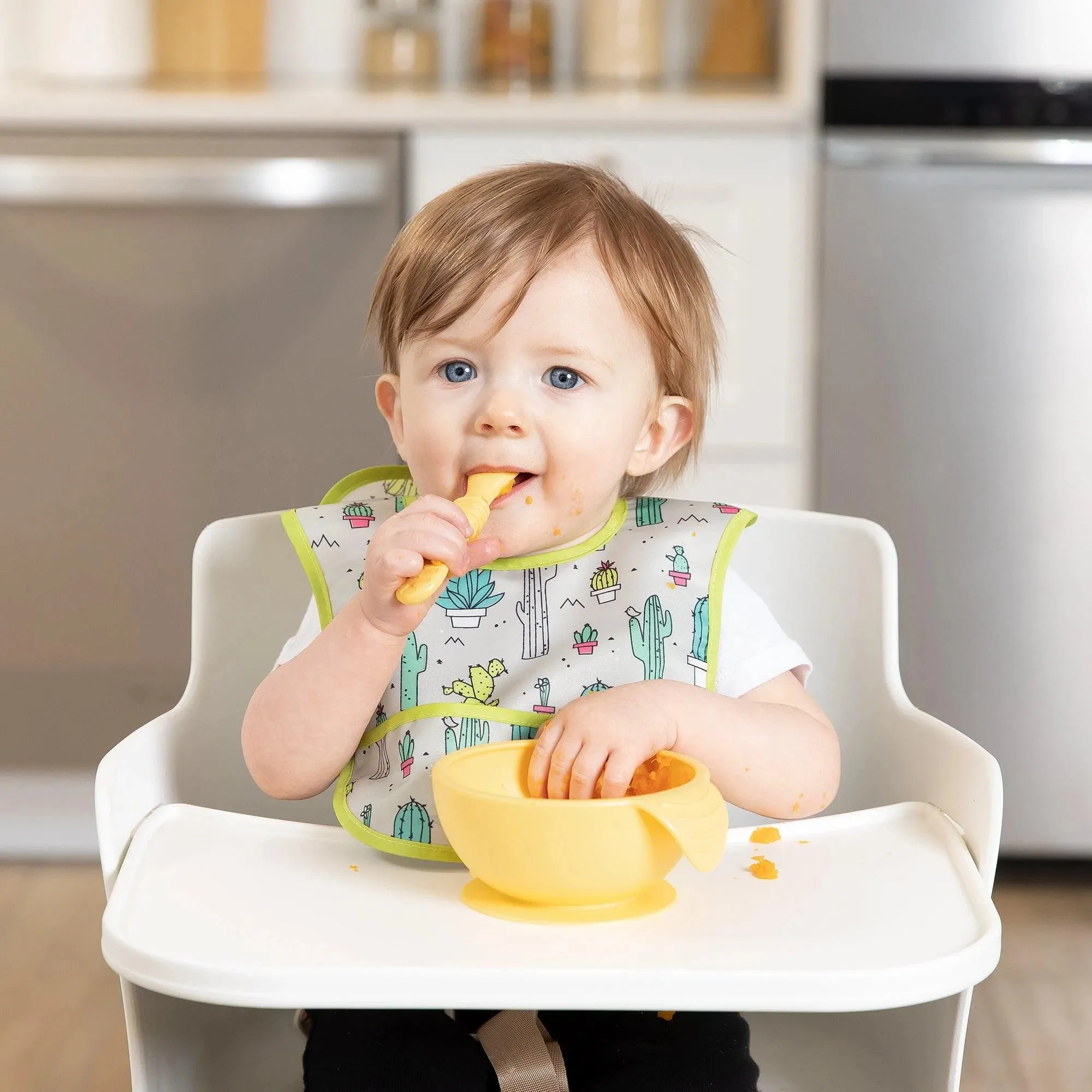 Silicone First Feeding Set: Pineapple