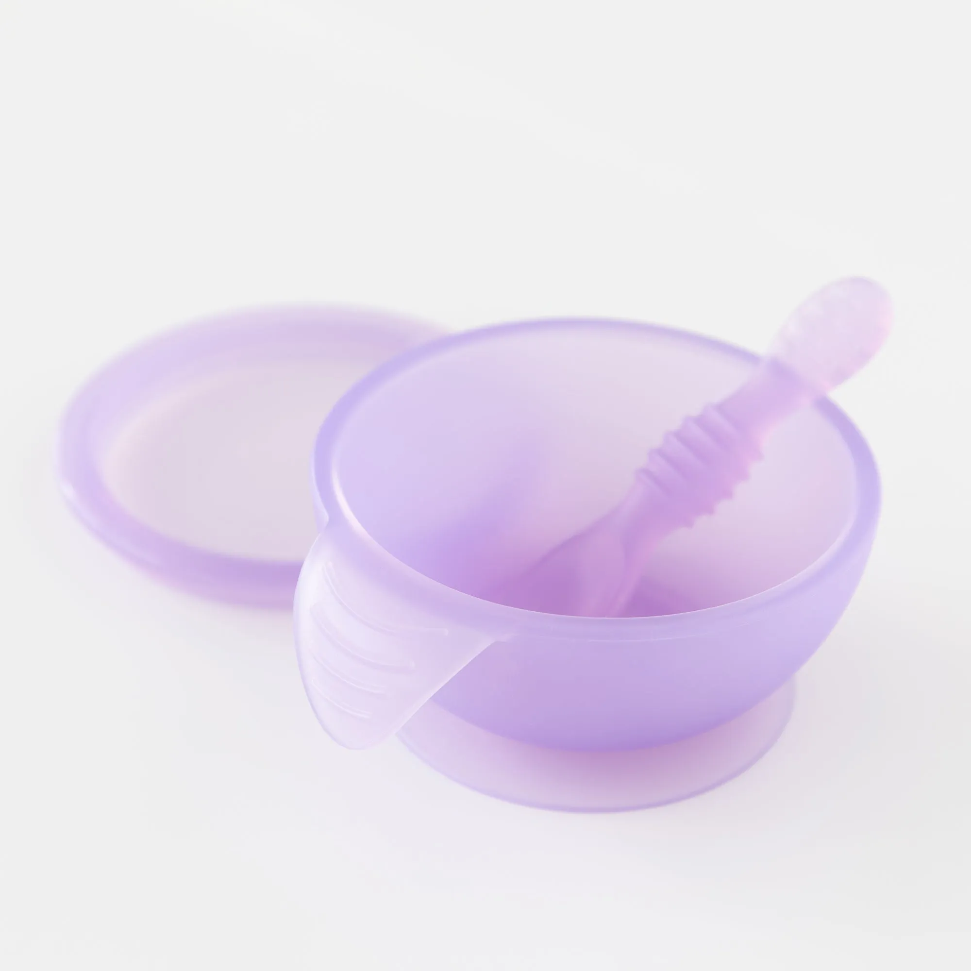 Silicone First Feeding Set: Purple Jelly