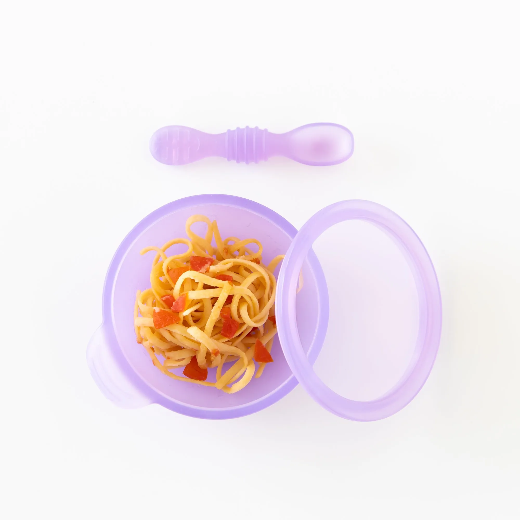 Silicone First Feeding Set: Purple Jelly