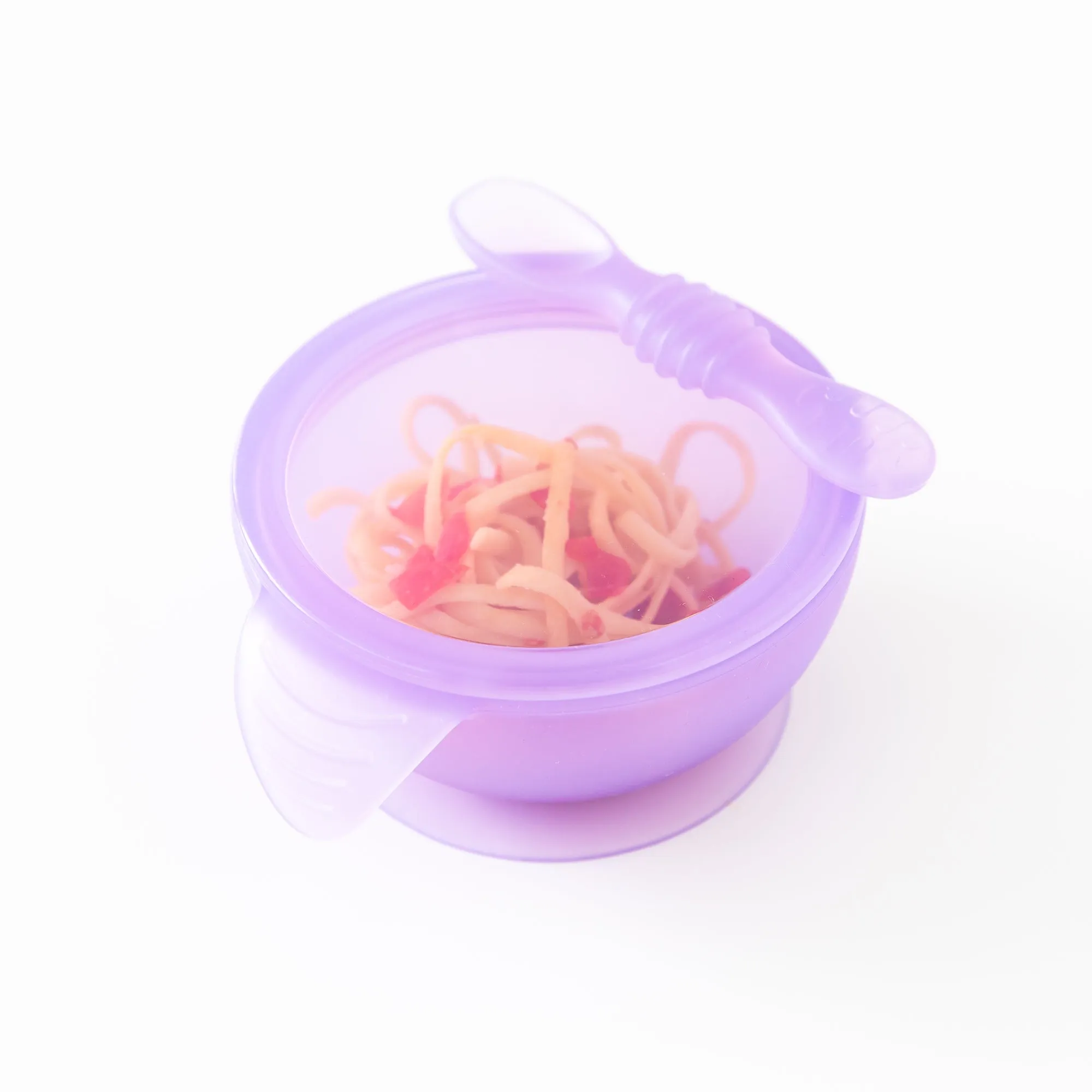 Silicone First Feeding Set: Purple Jelly