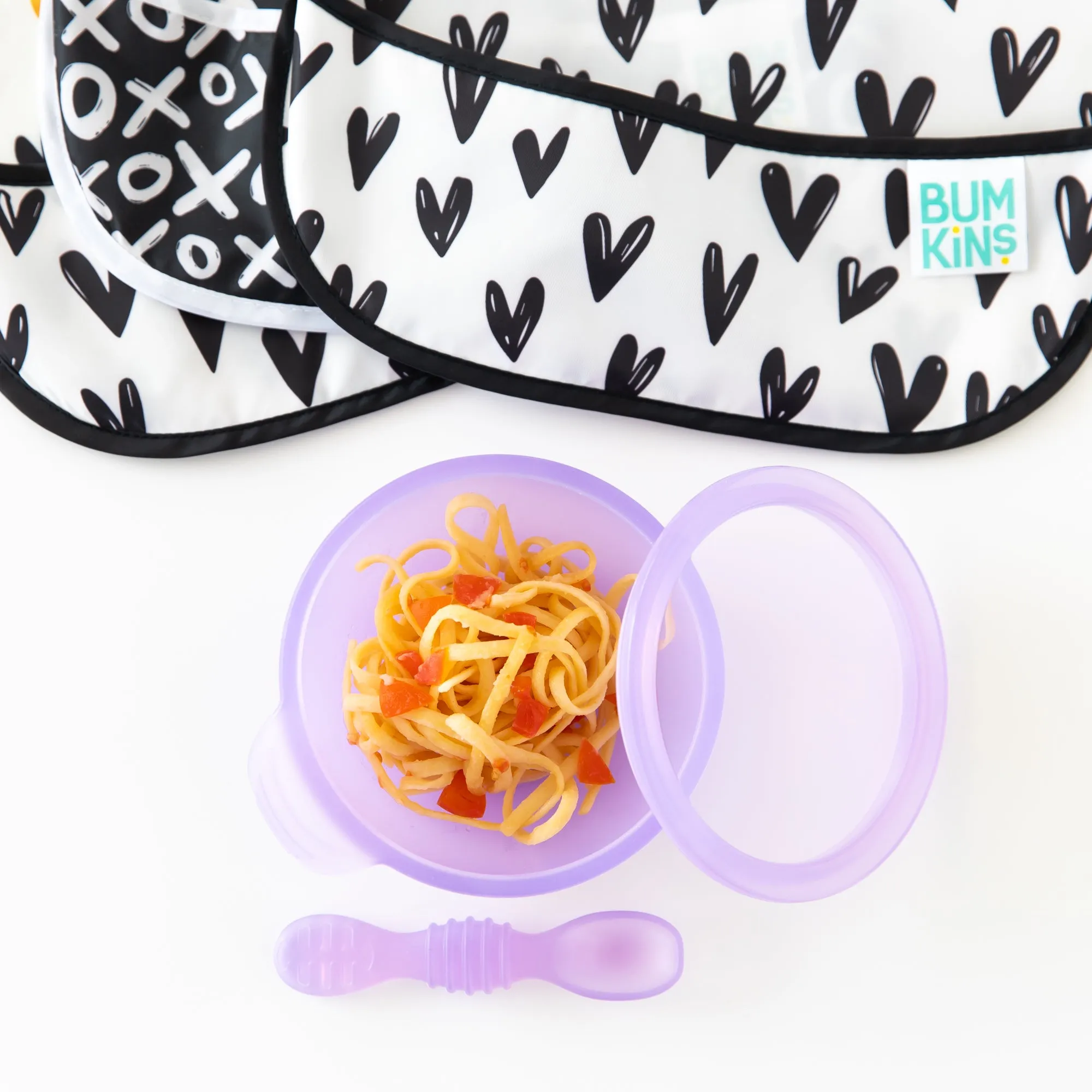 Silicone First Feeding Set: Purple Jelly