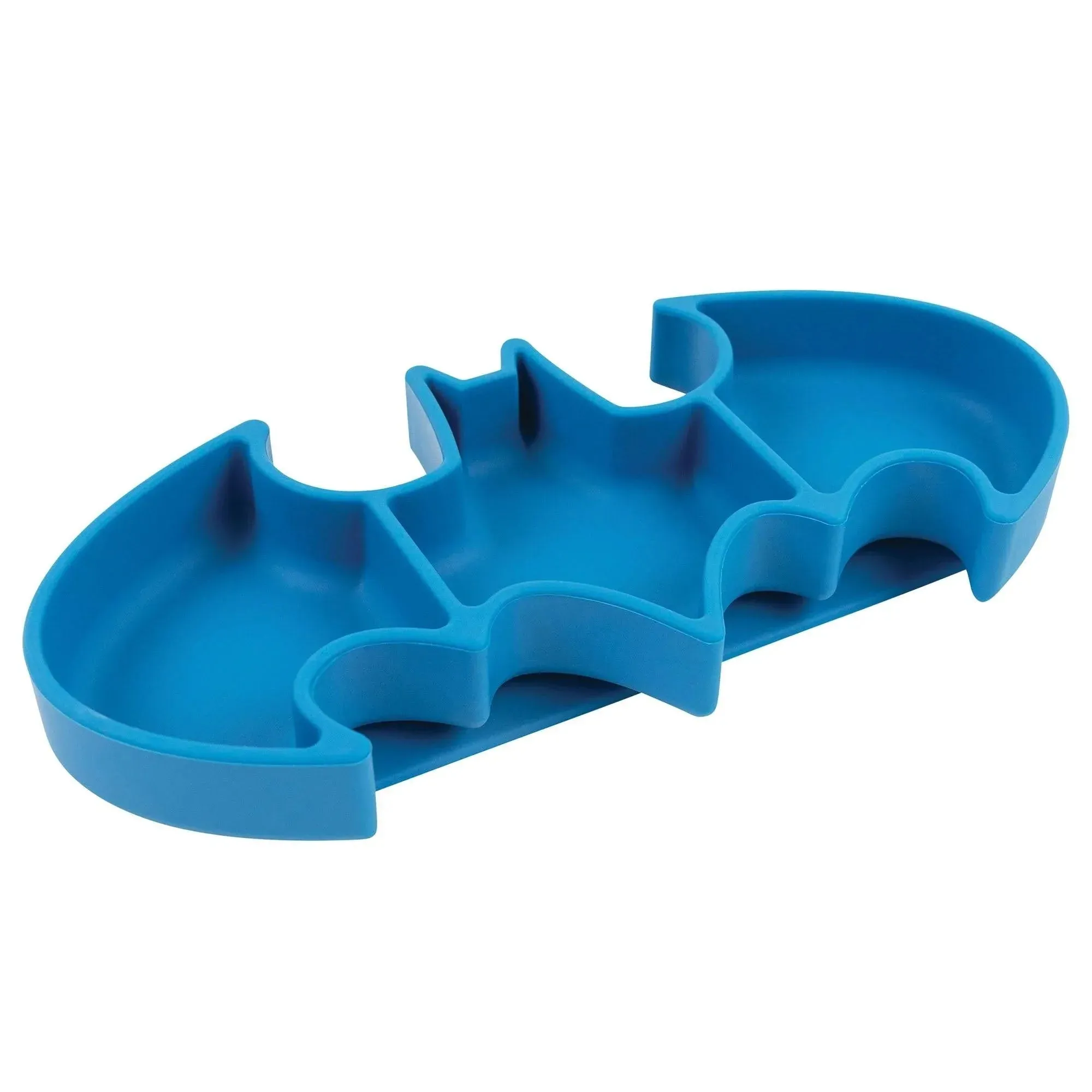 Silicone Grip Dish: Batman Blue