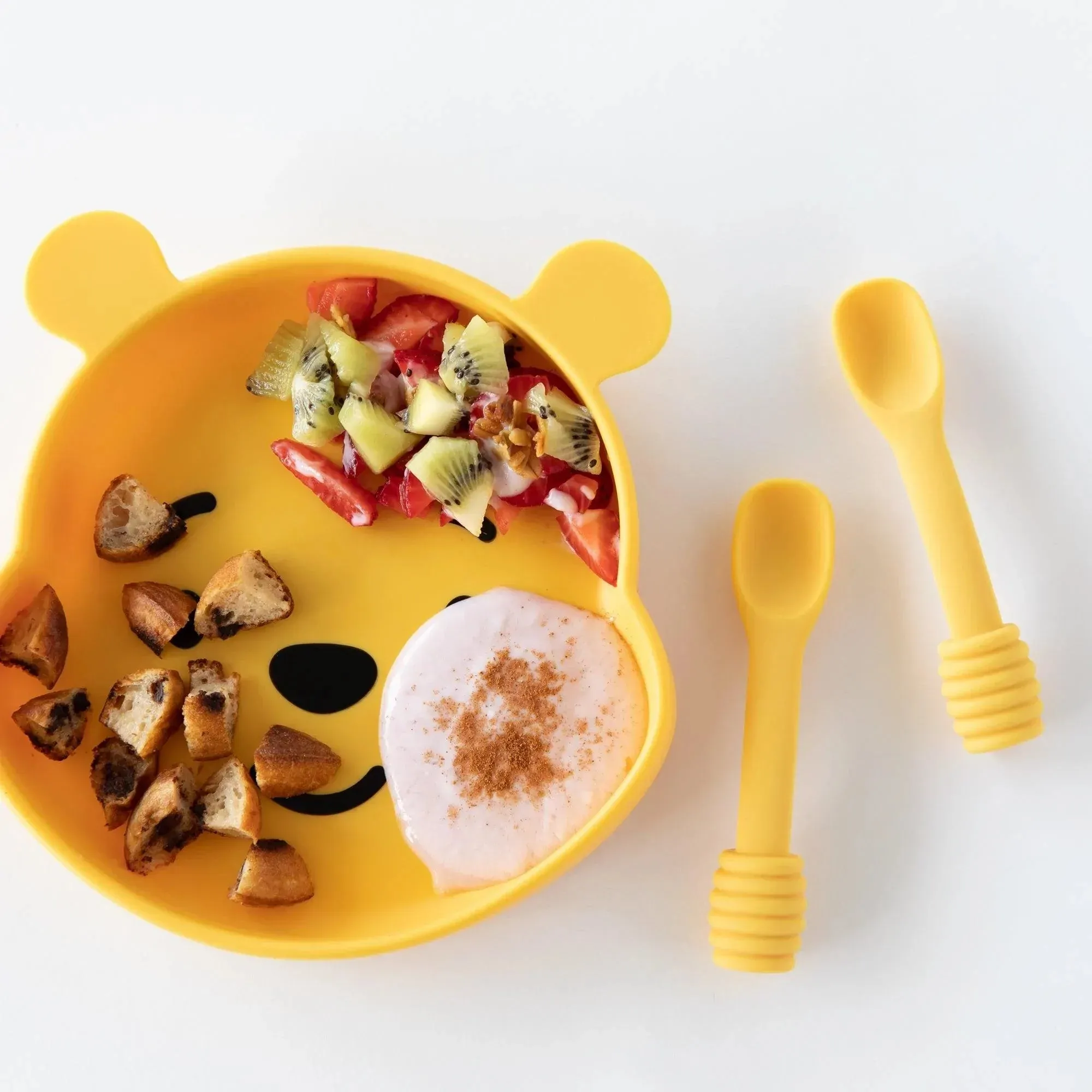 Silicone Grip Dish: Winnie The Pooh