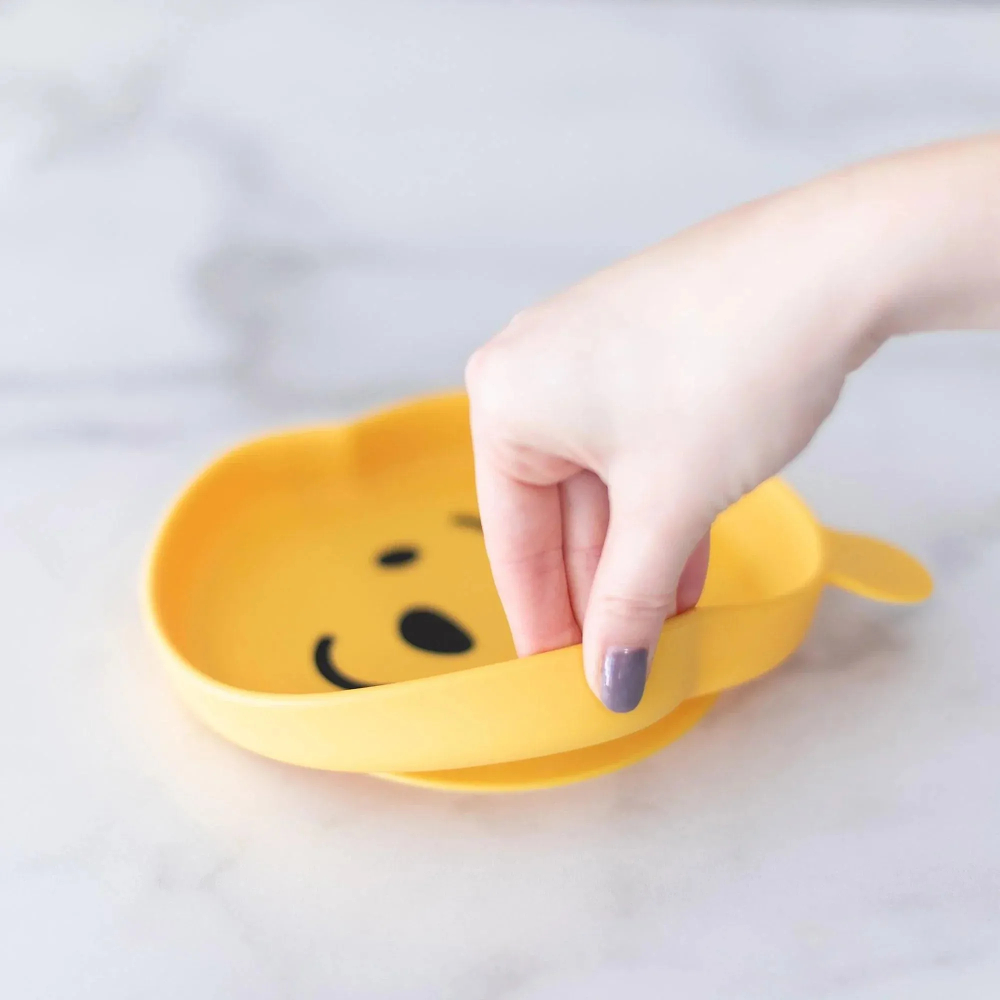 Silicone Grip Dish: Winnie The Pooh