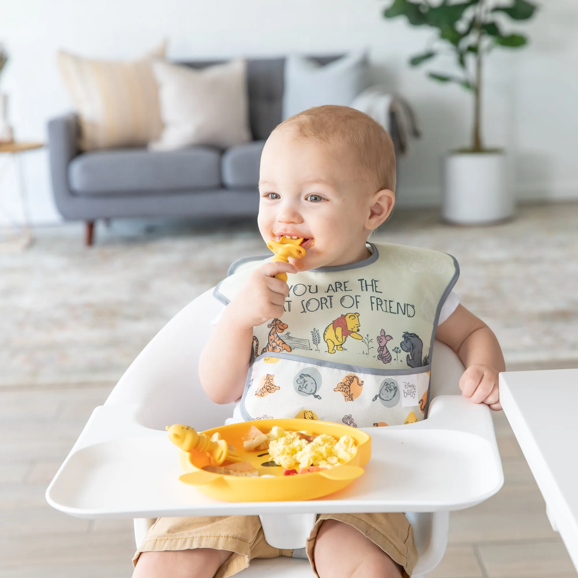 Silicone Grip Dish: Winnie The Pooh