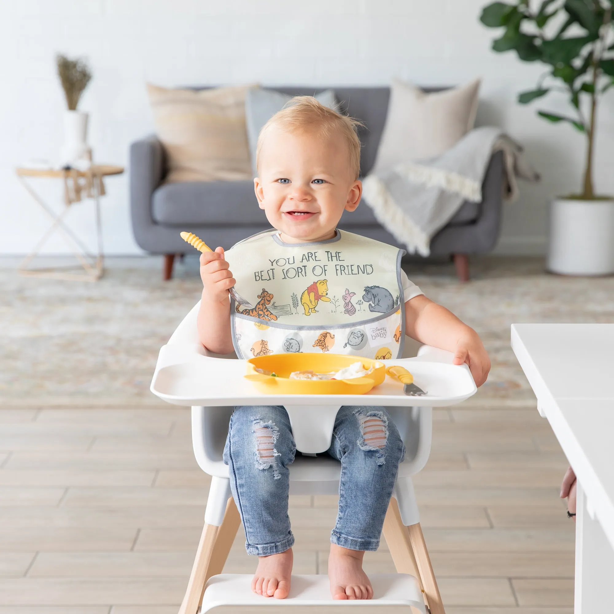 Silicone Grip Dish: Winnie The Pooh