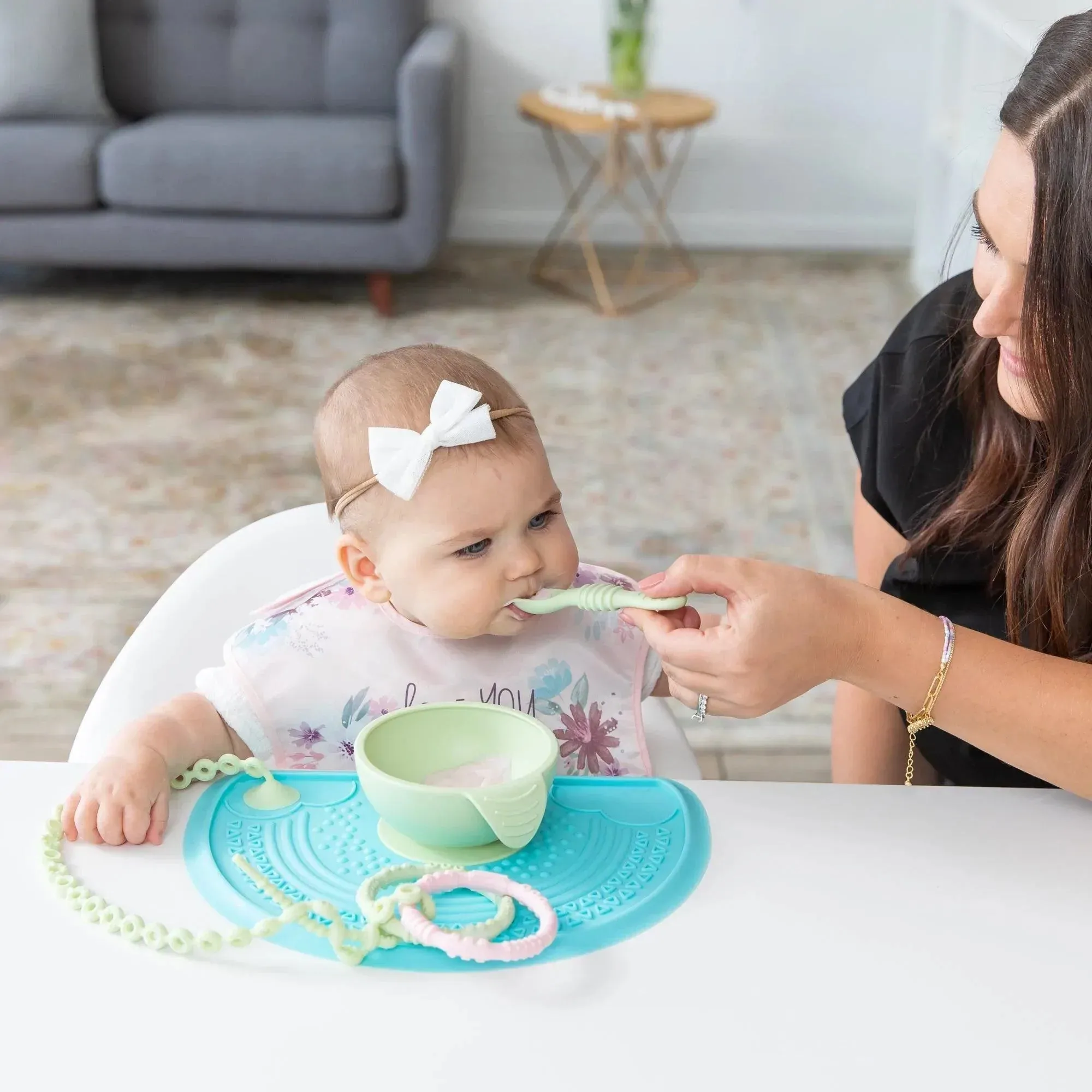 Silicone Sensory Placemat: Blue