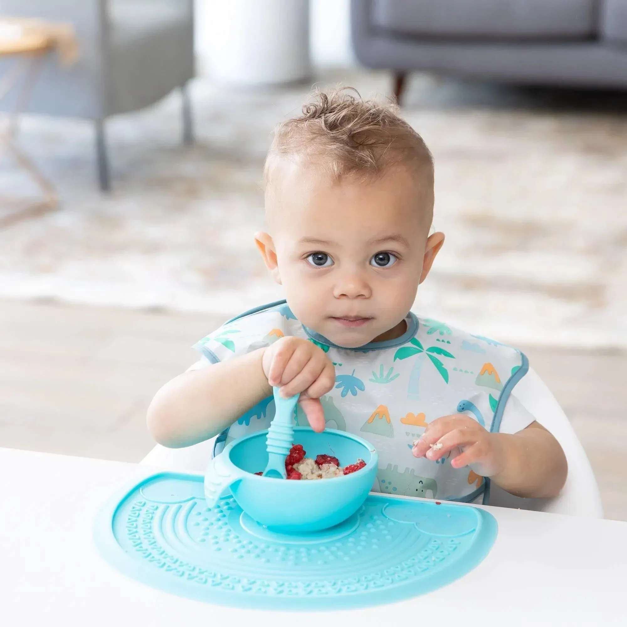 Silicone Sensory Placemat: Blue