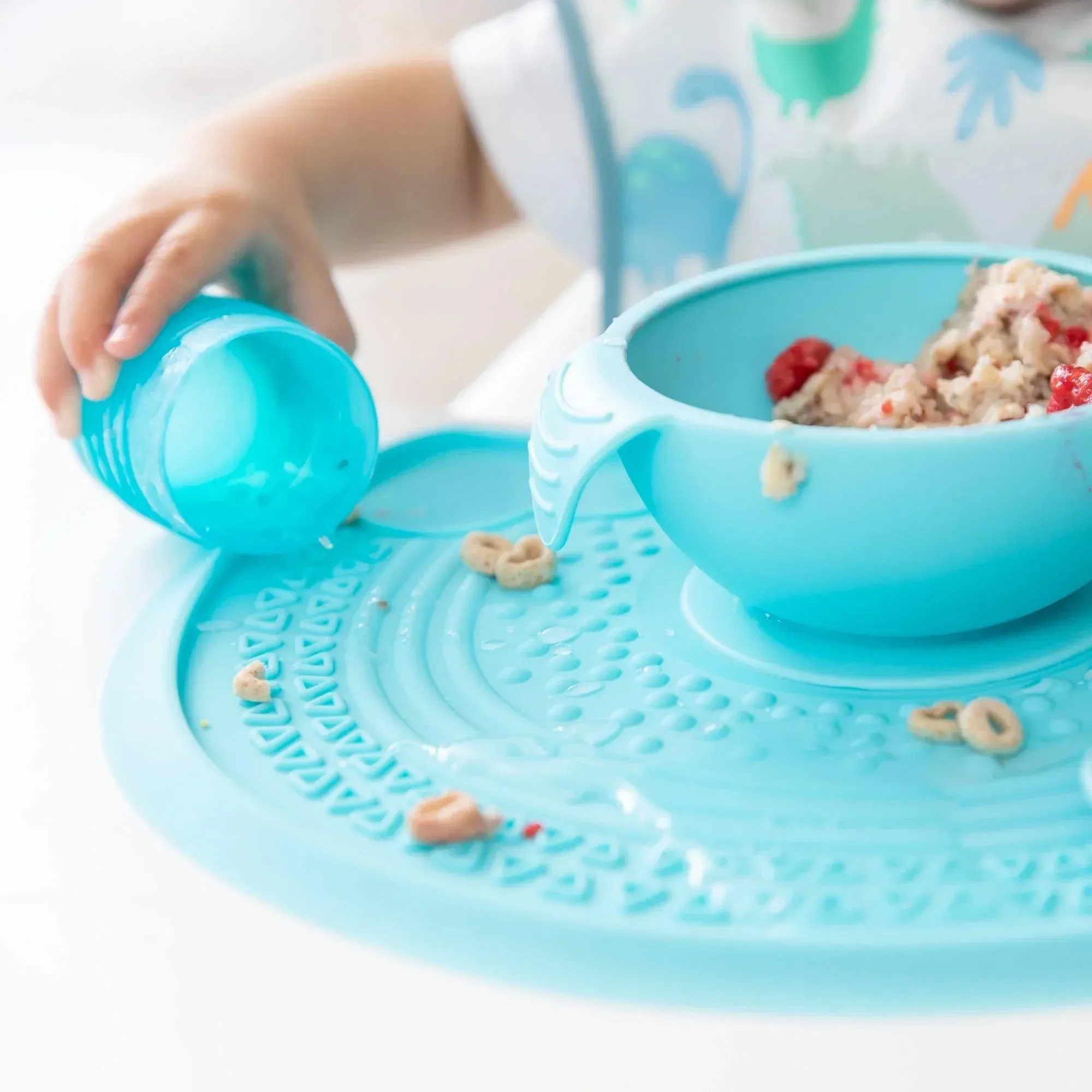 Silicone Sensory Placemat: Blue