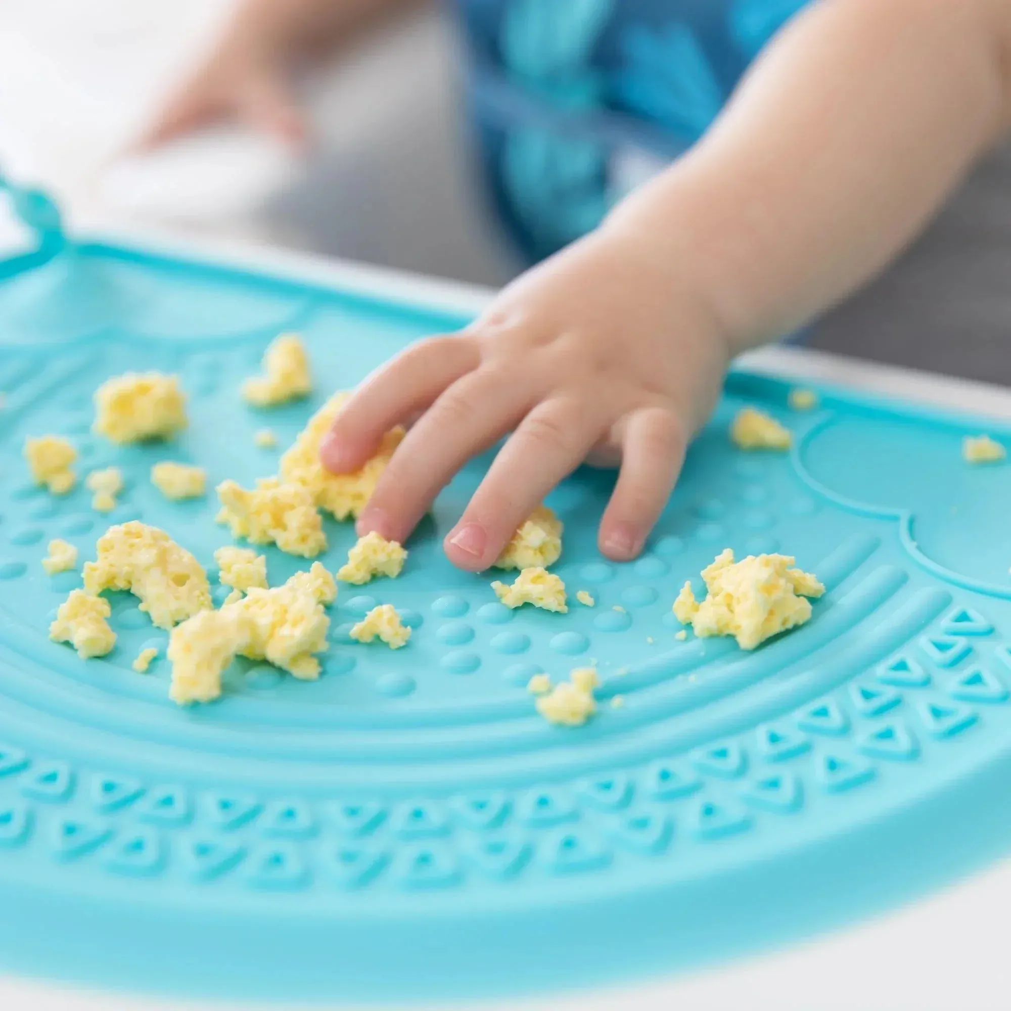 Silicone Sensory Placemat: Blue