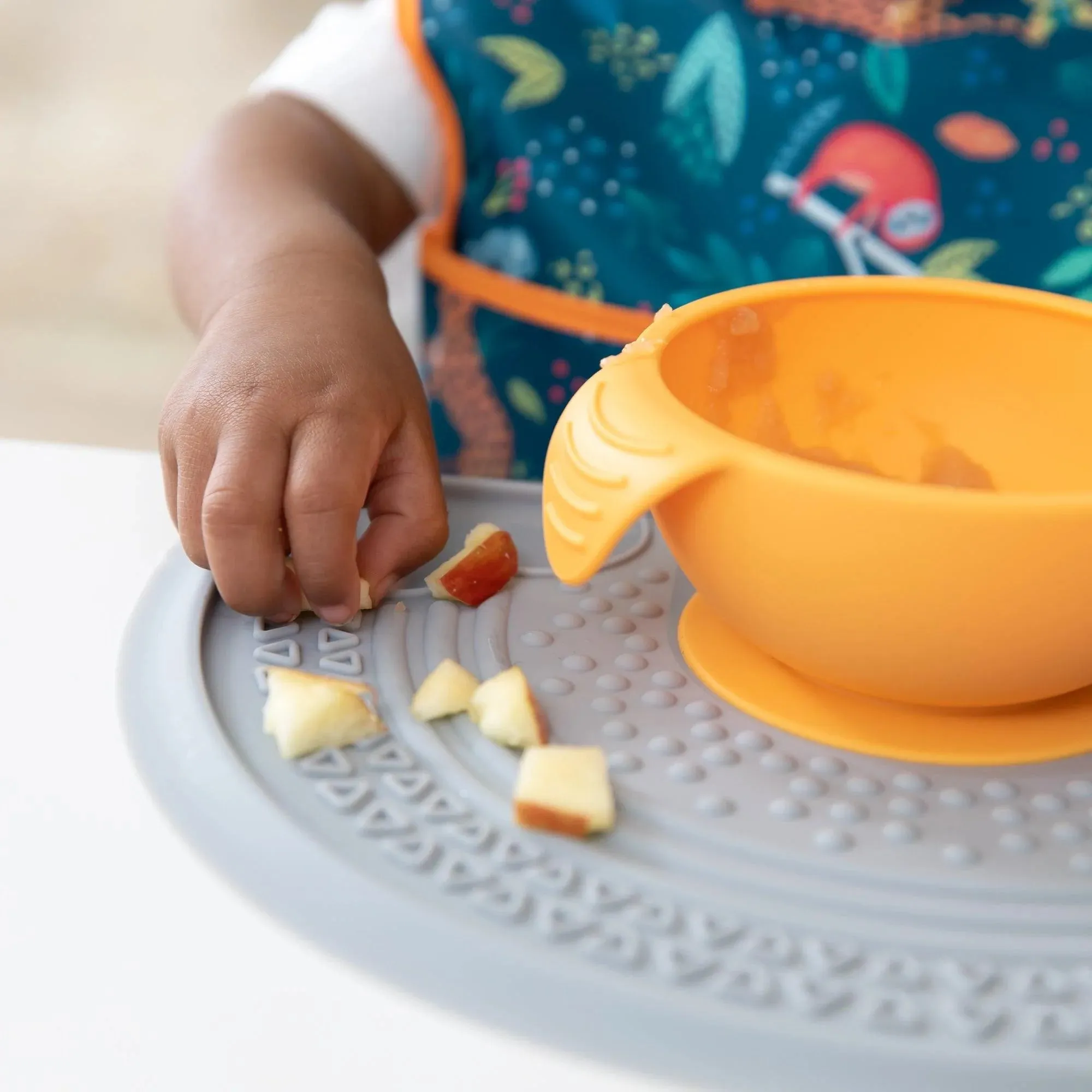 Silicone Sensory Placemat: Gray