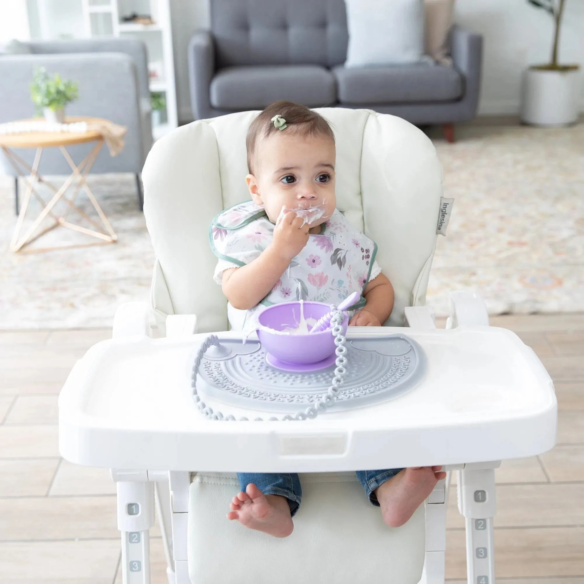 Silicone Sensory Placemat: Gray