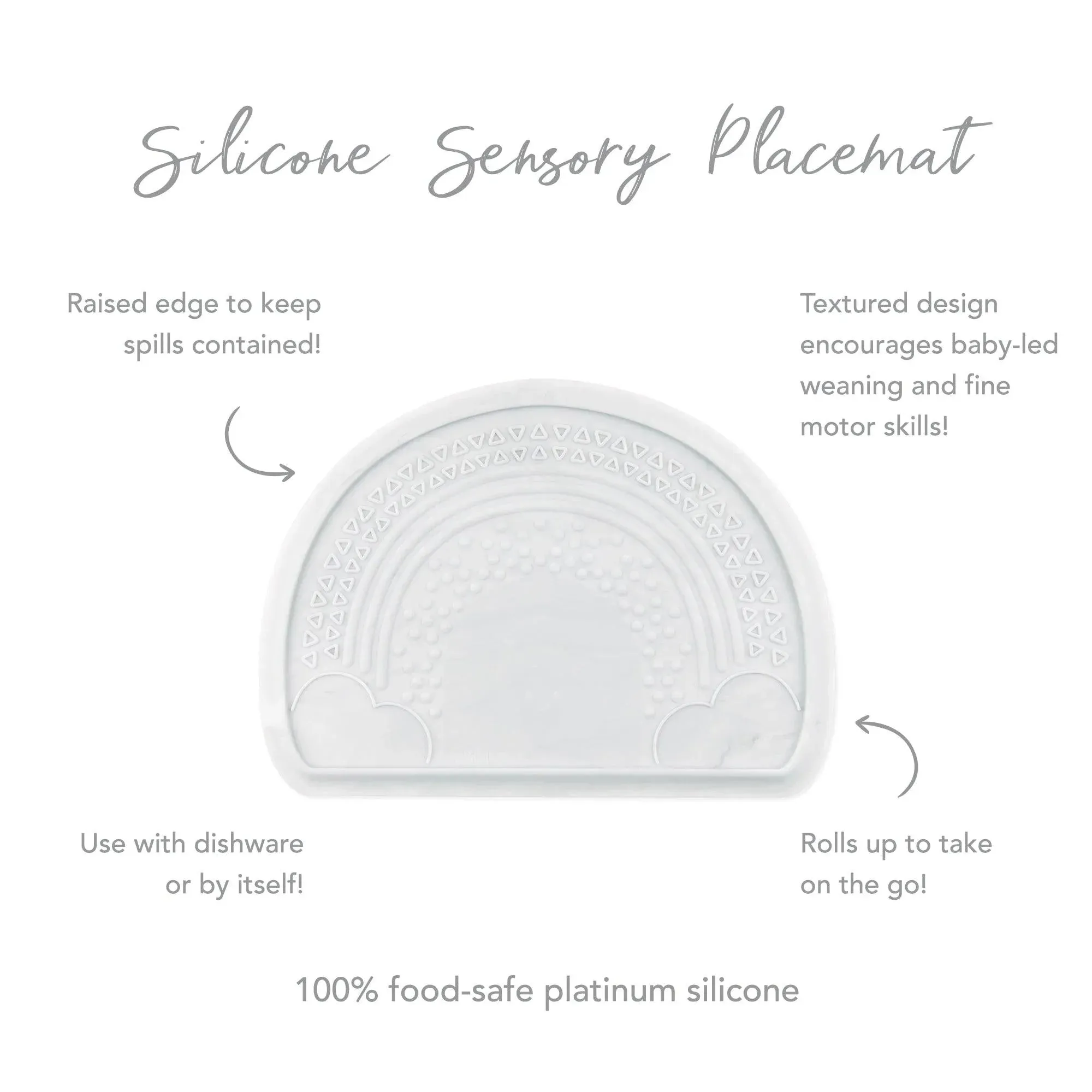 Silicone Sensory Placemat: Marble