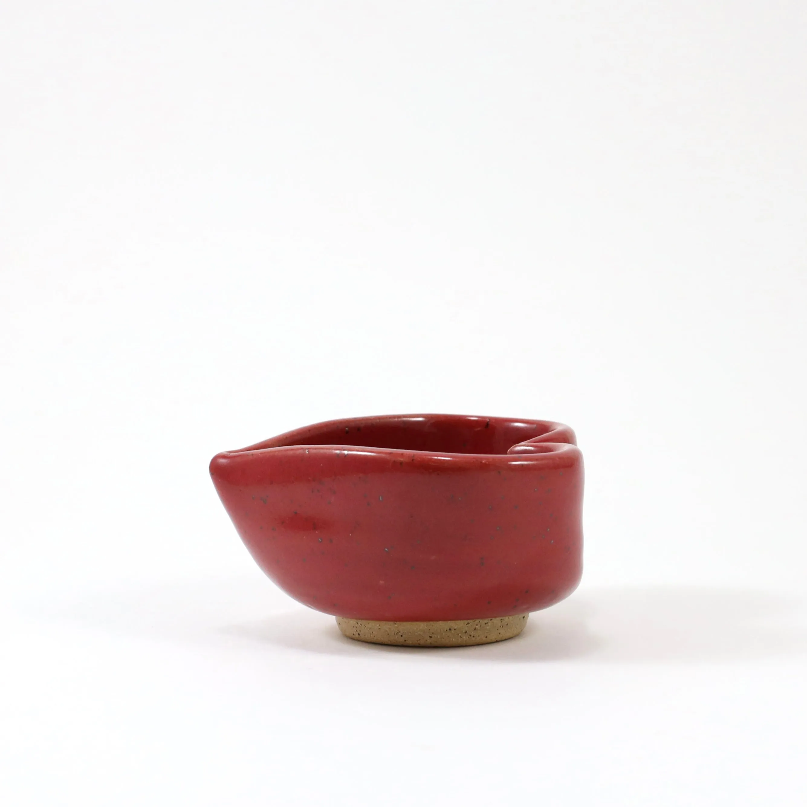 Small Heart Bowl in Red by Rachael Pots