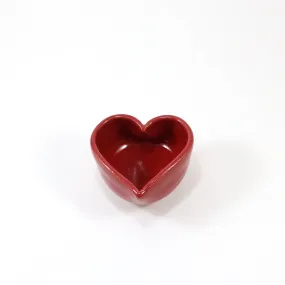 Small Heart Bowl in Red by Rachael Pots