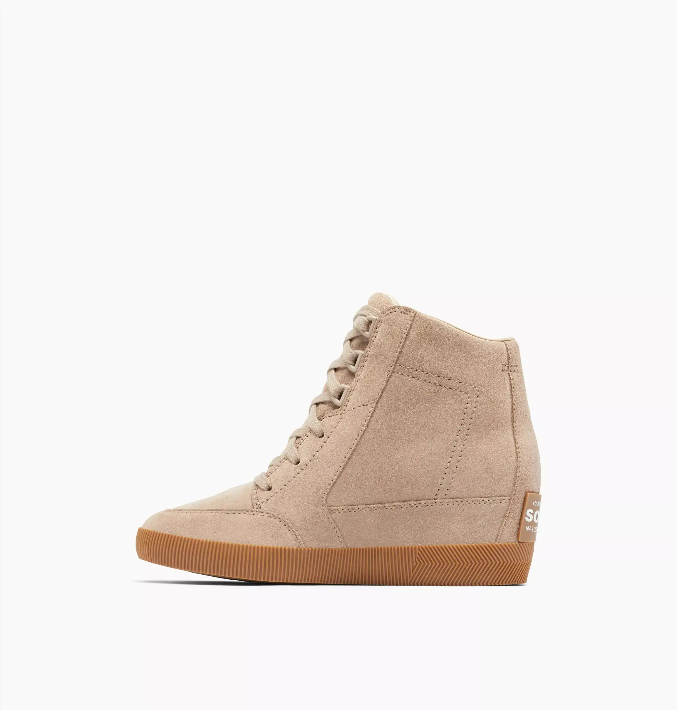 Sorel Women's Out N About Wedge - Omega Taupe/Gum