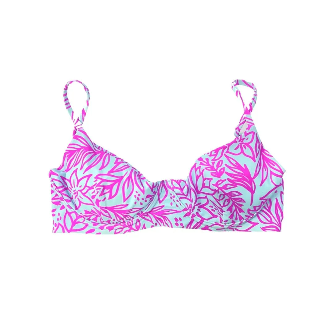 TROPEZ BIKINI TOP - ORCHID PALMS