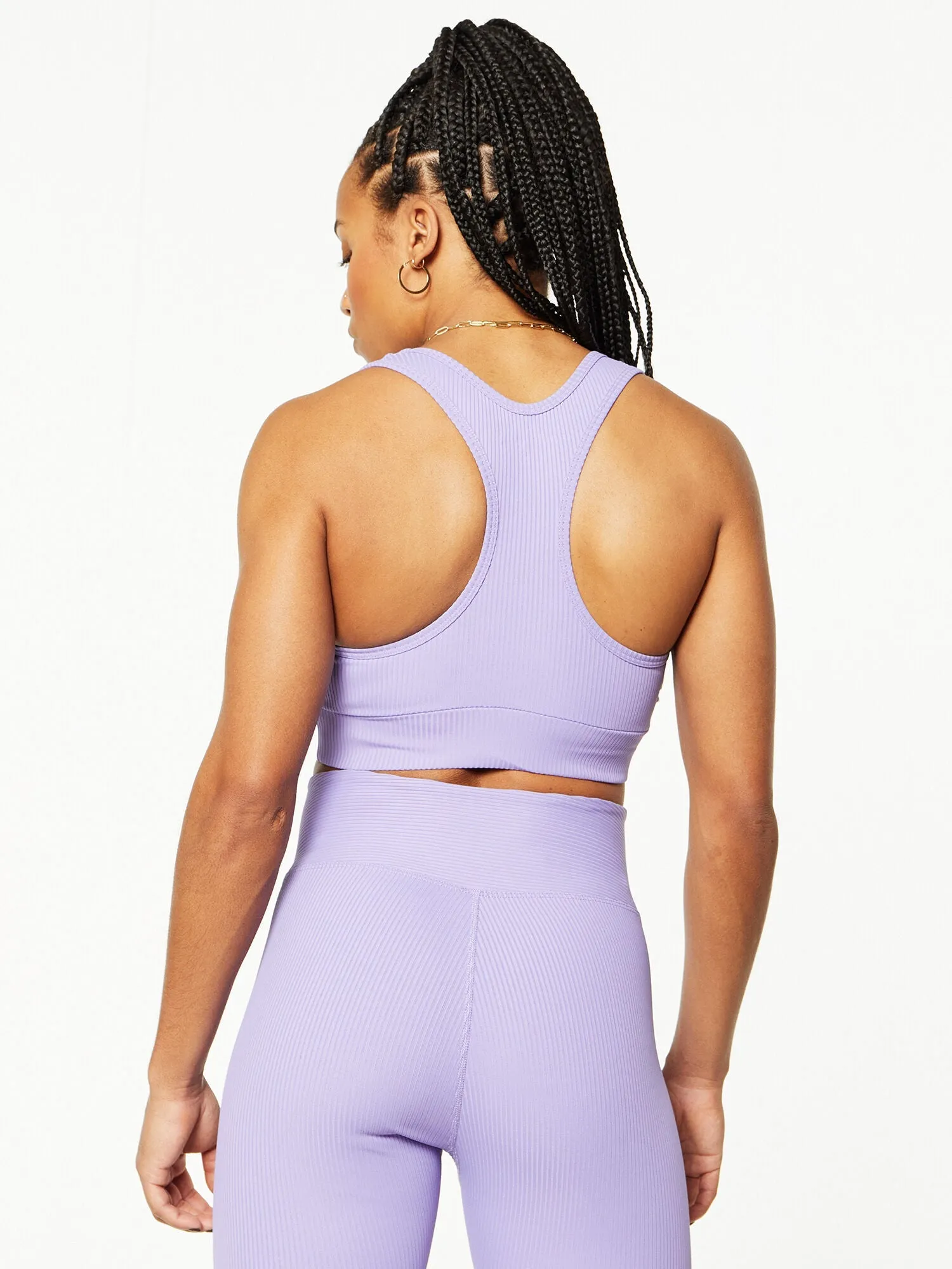 Year of Ours | Ribbed Tess Bra | Purple